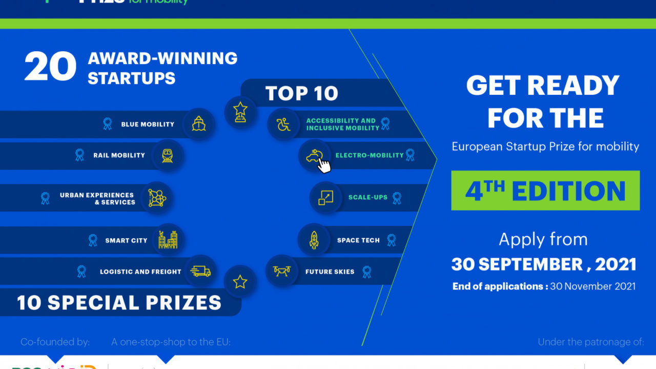 European Startup Prize for mobility: launch of the 4th edition in Tallinn!
