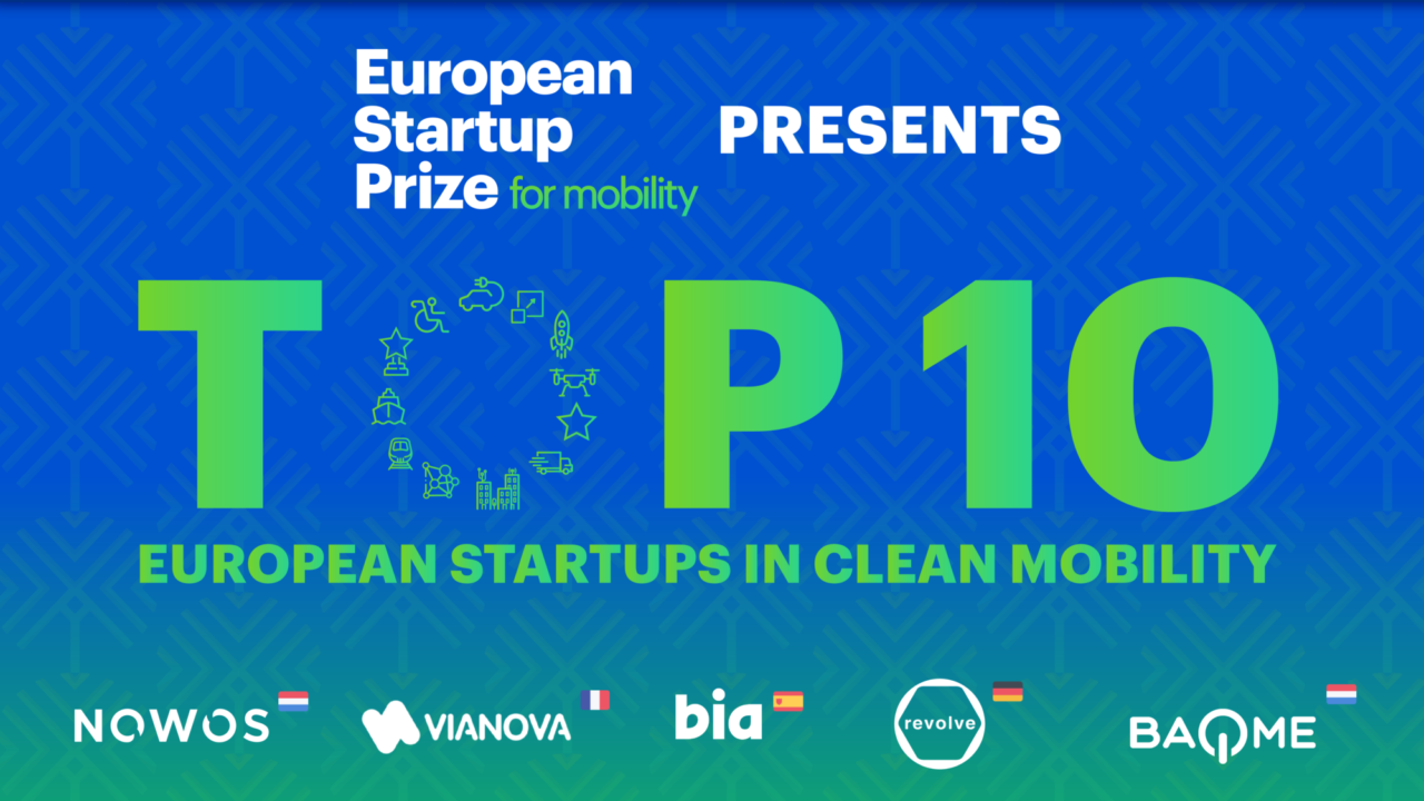 Discover the TOP10 of the 4th edition of the European Startup Prize for mobility!