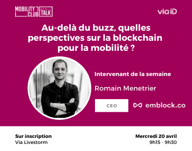 April Talk #3 : la blockchain et la mobilité avec Emblock