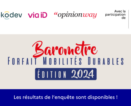 Résultats baromètre Forfait Mobilités Durables FMD édition 2024