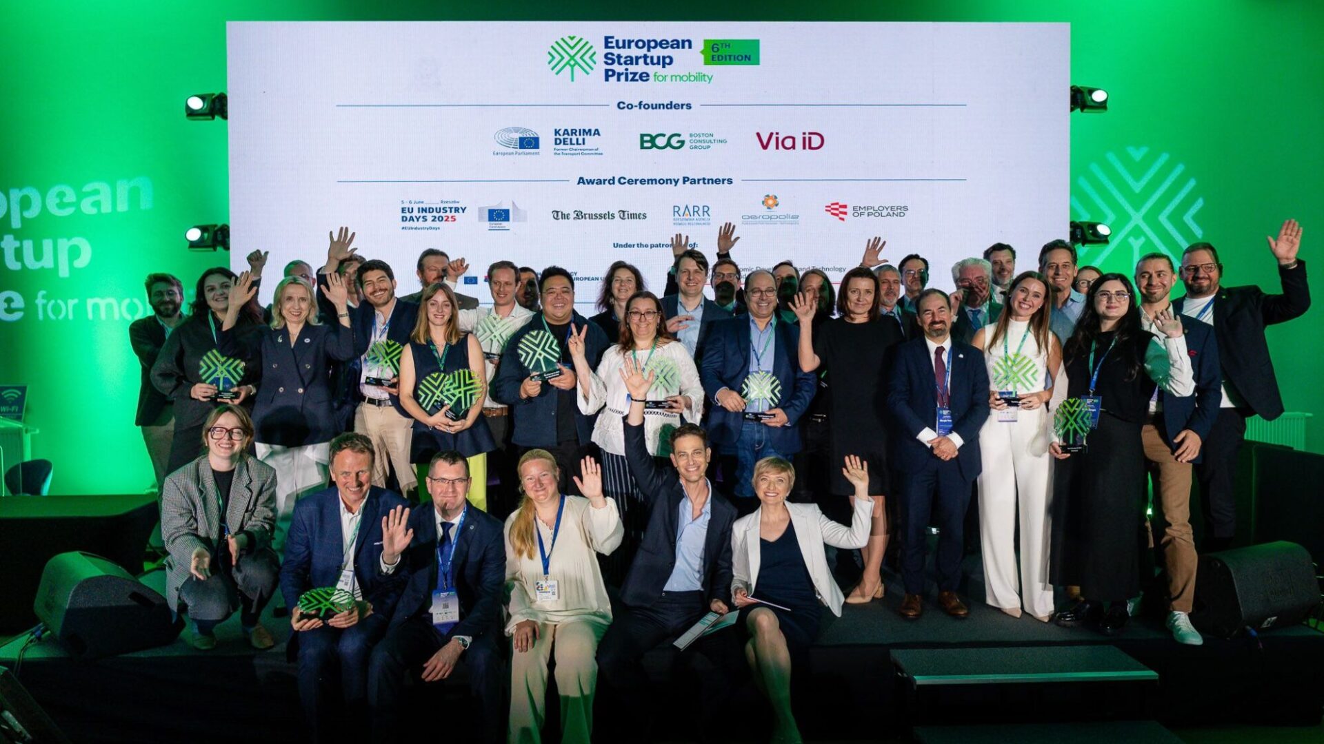 European Startup Prize for Mobility Award Ceremony 5 june 6th edition EUSP