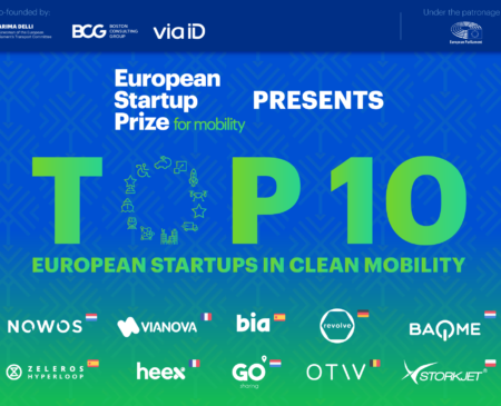Discover the TOP10 of the 4th edition of the European Startup Prize for mobility!