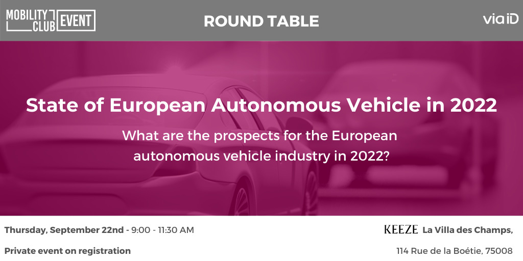 State of European Autonomous Vehicle in 2022
